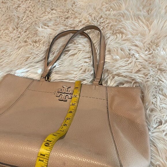 Tory Burch McGraw leather carryall tote bag - Picture 9 of 10